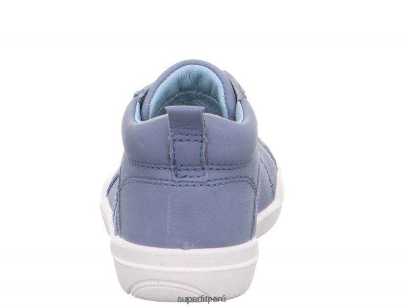 educación física Superfit bebés superfree - zapatillas altas con cordones azul/azul claro V06L24301 zapatillas altas