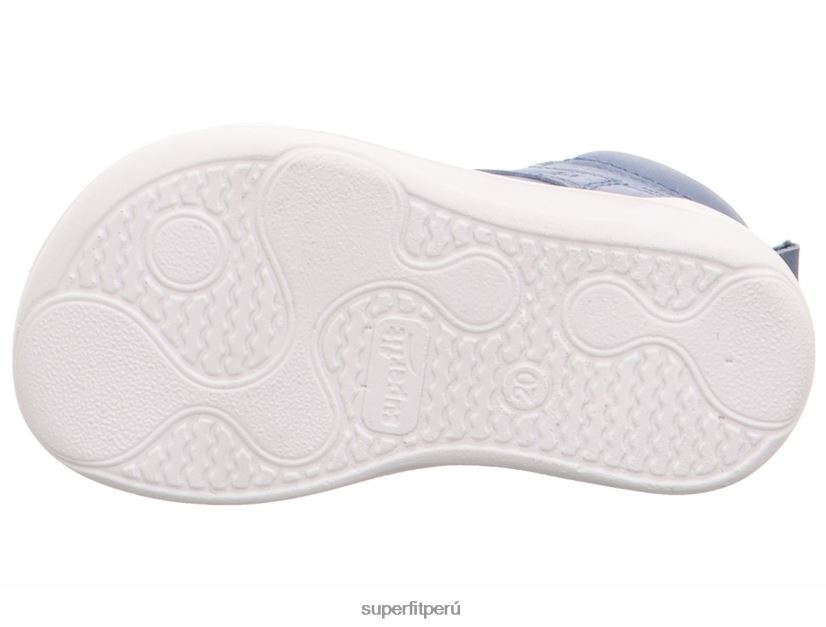 educación física Superfit bebés superfree - zapatillas altas con cordones azul/azul claro V06L24301 zapatillas altas