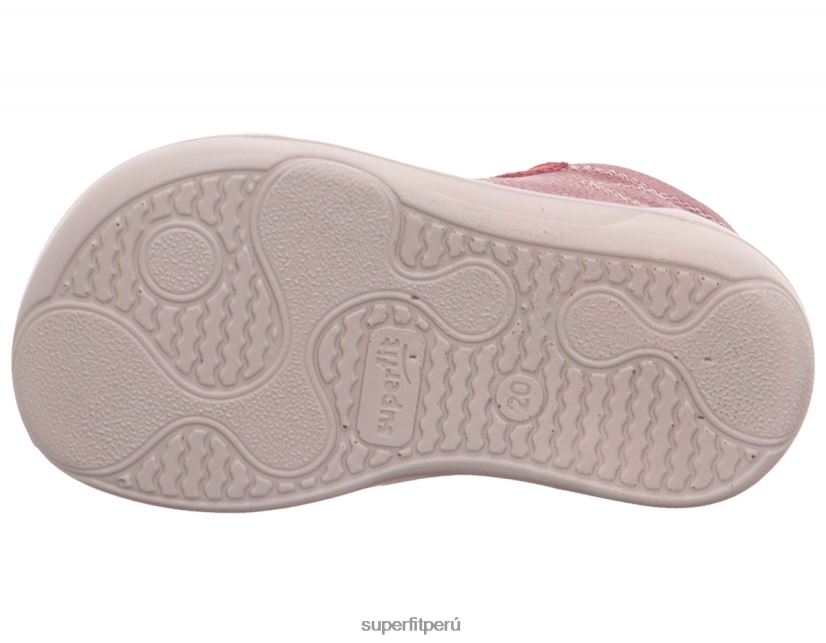 educación física Superfit bebés superfree - zapatillas altas con cordones rojo V06L24384 zapatillas altas