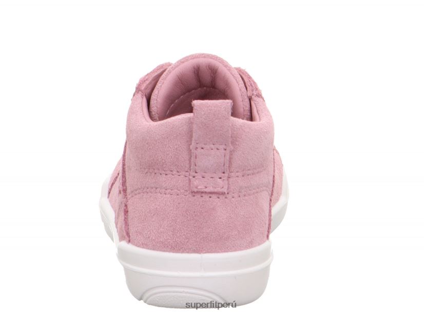 educación física Superfit bebés superfree - zapatillas altas con cordones rosa V06L24242 zapatillas altas