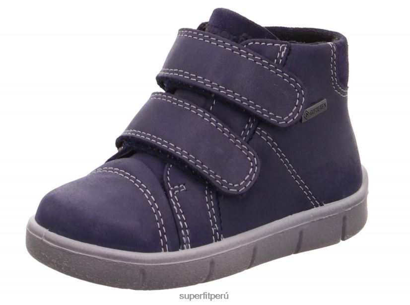 educación física Superfit bebés ulli - zapatillas altas con cierre de velcro azul V06L24374 zapatillas altas