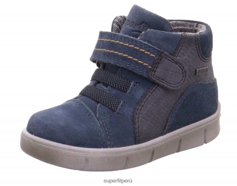 educación física Superfit bebés ulli - zapatillas altas con cierre de velcro azul V06L24422 zapatillas altas