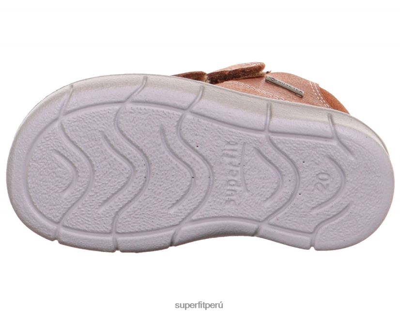 educación física Superfit bebés ulli - zapatillas altas con cierre de velcro marrón V06L24426 zapatillas altas