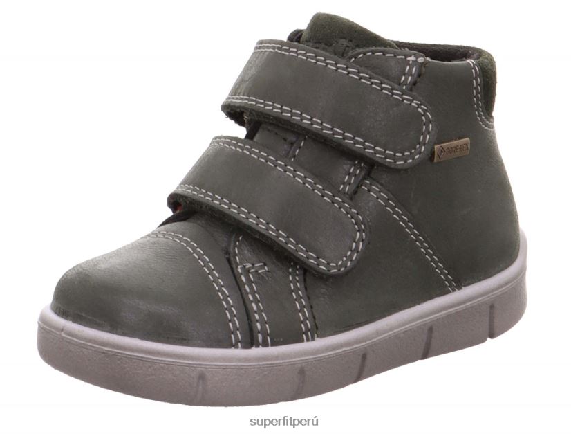 educación física Superfit bebés ulli - zapatillas altas con cierre de velcro verde V06L24389 zapatillas altas