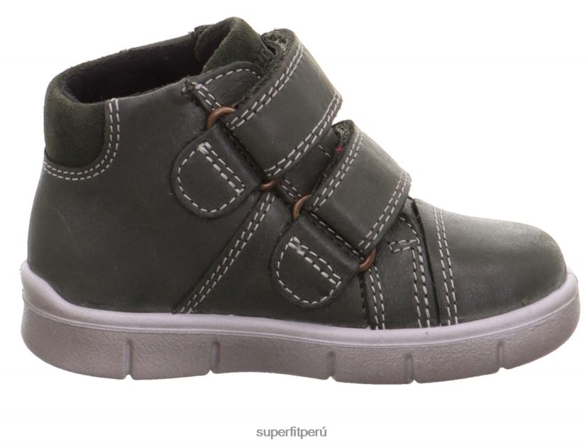 educación física Superfit bebés ulli - zapatillas altas con cierre de velcro verde V06L24389 zapatillas altas
