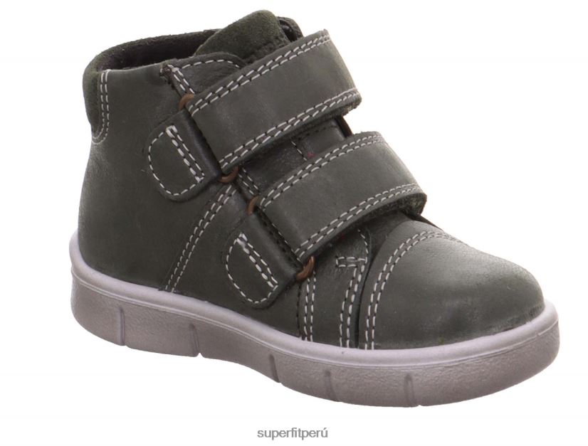 educación física Superfit bebés ulli - zapatillas altas con cierre de velcro verde V06L24389 zapatillas altas