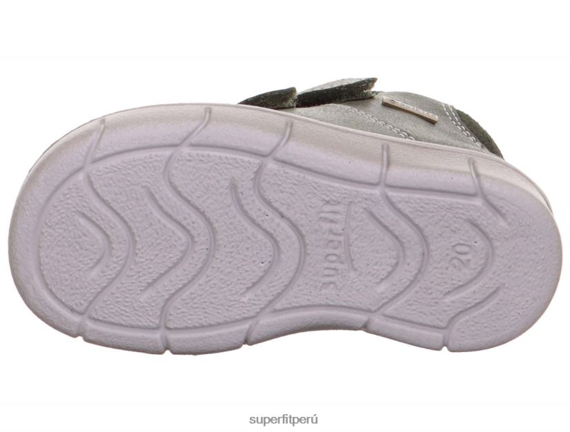 educación física Superfit bebés ulli - zapatillas altas con cierre de velcro verde V06L24389 zapatillas altas