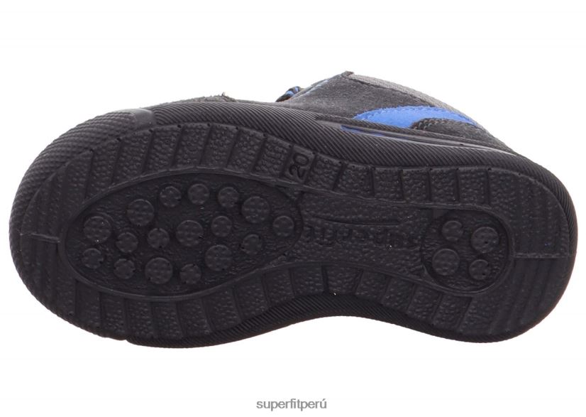 educación física Superfit bebés avrile mini - zapatillas bajas con cordones gris/azul claro V06L24404 zapatillas bajas