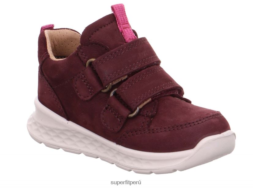 educación física Superfit bebés brisa - zapatillas bajas con cierre de velcro Rosa rojo V06L24373 zapatillas bajas