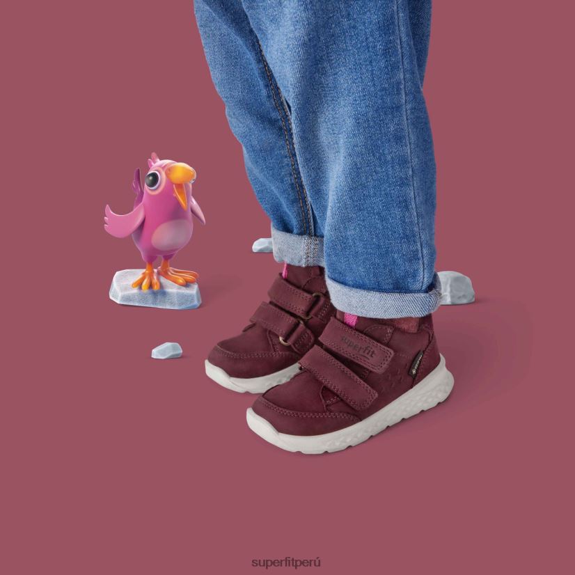 educación física Superfit bebés brisa - zapatillas bajas con cierre de velcro Rosa rojo V06L24373 zapatillas bajas