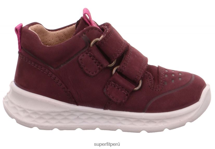 educación física Superfit bebés brisa - zapatillas bajas con cierre de velcro Rosa rojo V06L24407 zapatillas bajas