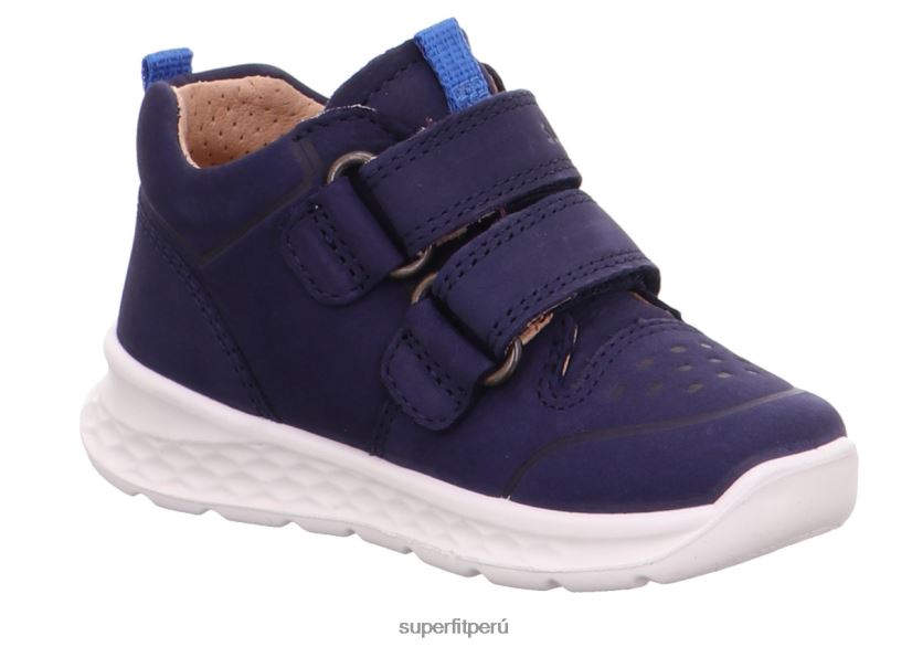 educación física Superfit bebés brisa - zapatillas bajas con cierre de velcro azul V06L24237 zapatillas bajas