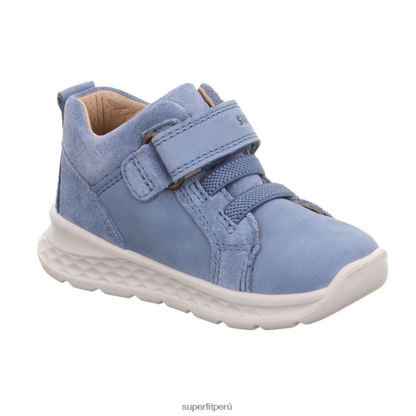 educación física Superfit bebés brisa - zapatillas bajas con cierre de velcro azul V06L24340 zapatillas bajas