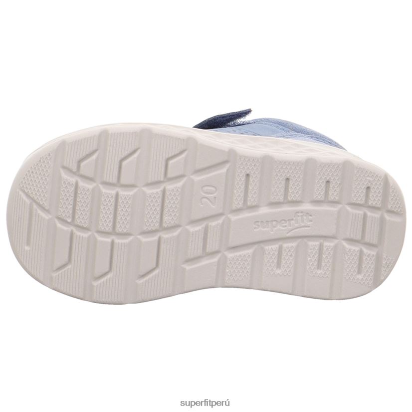 educación física Superfit bebés brisa - zapatillas bajas con cierre de velcro azul V06L24340 zapatillas bajas
