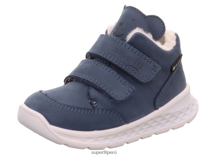 educación física Superfit bebés brisa - zapatillas bajas con cierre de velcro azul V06L24421 zapatillas bajas
