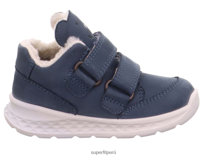 educación física Superfit bebés brisa - zapatillas bajas con cierre de velcro azul V06L24421 zapatillas bajas