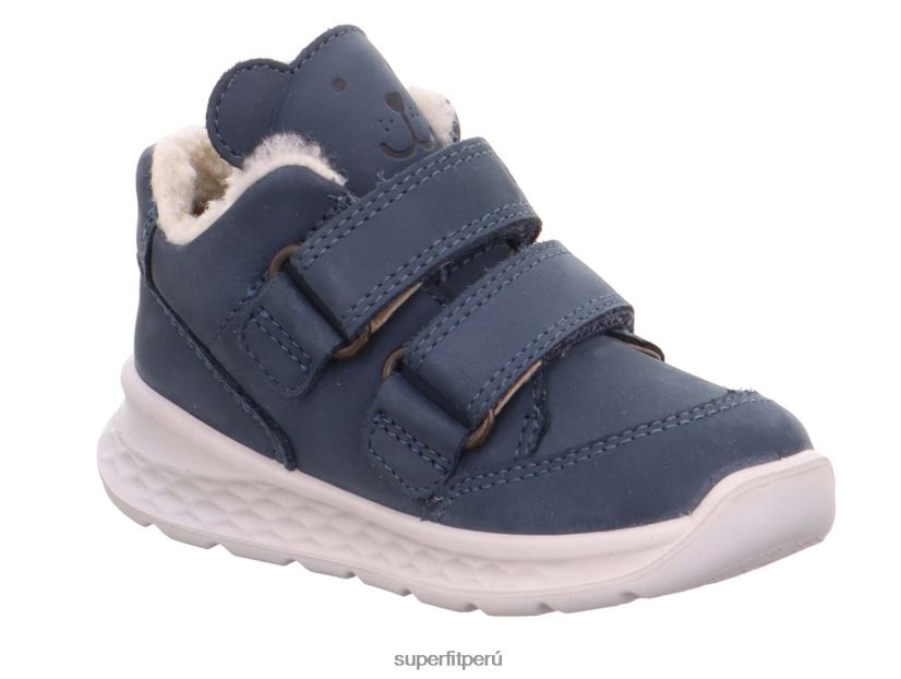 educación física Superfit bebés brisa - zapatillas bajas con cierre de velcro azul V06L24421 zapatillas bajas