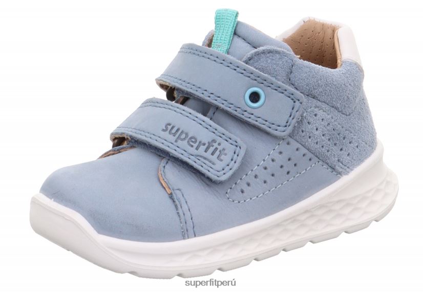 educación física Superfit bebés brisa - zapatillas bajas con cierre de velcro azul/azul claro V06L24276 zapatillas bajas