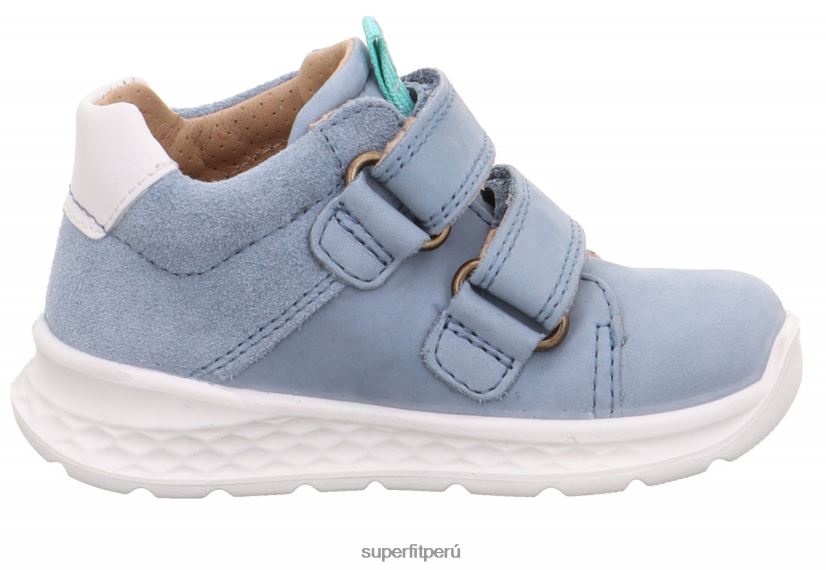 educación física Superfit bebés brisa - zapatillas bajas con cierre de velcro azul/azul claro V06L24276 zapatillas bajas