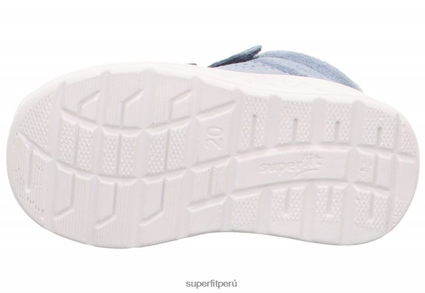 educación física Superfit bebés brisa - zapatillas bajas con cierre de velcro azul/azul claro V06L24276 zapatillas bajas