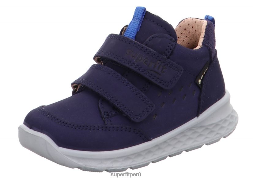 educación física Superfit bebés brisa - zapatillas bajas con cierre de velcro azul/azul claro V06L24278 zapatillas bajas