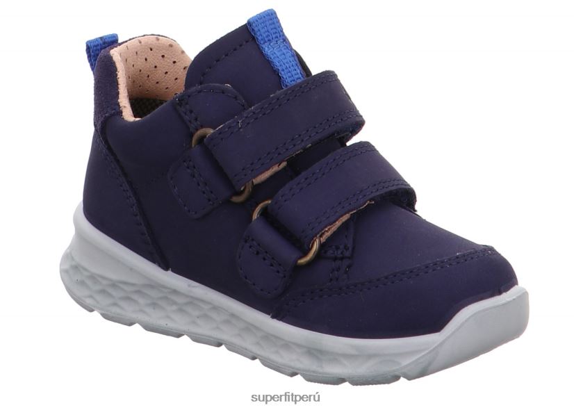 educación física Superfit bebés brisa - zapatillas bajas con cierre de velcro azul/azul claro V06L24278 zapatillas bajas