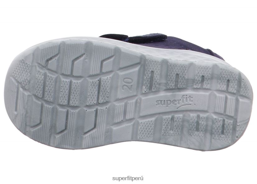 educación física Superfit bebés brisa - zapatillas bajas con cierre de velcro azul/azul claro V06L24278 zapatillas bajas