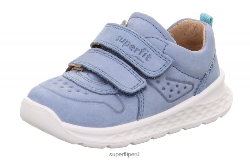 educación física Superfit bebés brisa - zapatillas bajas con cierre de velcro azul/azul claro V06L24287 zapatillas bajas