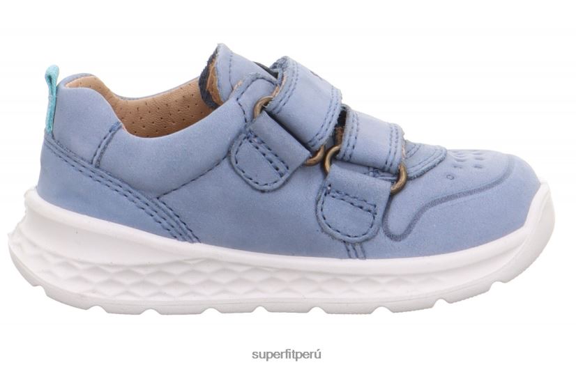 educación física Superfit bebés brisa - zapatillas bajas con cierre de velcro azul/azul claro V06L24287 zapatillas bajas