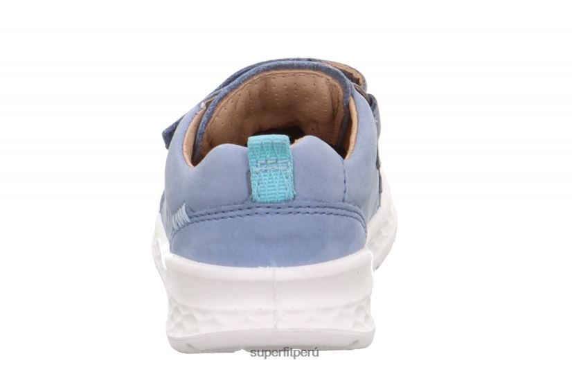 educación física Superfit bebés brisa - zapatillas bajas con cierre de velcro azul/azul claro V06L24287 zapatillas bajas