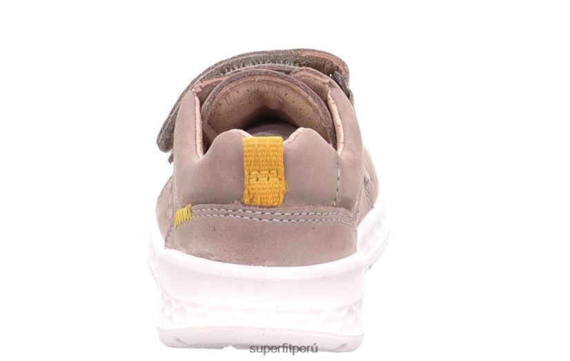 educación física Superfit bebés brisa - zapatillas bajas con cierre de velcro beis/amarillo V06L24262 zapatillas bajas