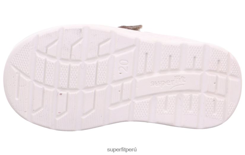 educación física Superfit bebés brisa - zapatillas bajas con cierre de velcro beis/amarillo V06L24262 zapatillas bajas