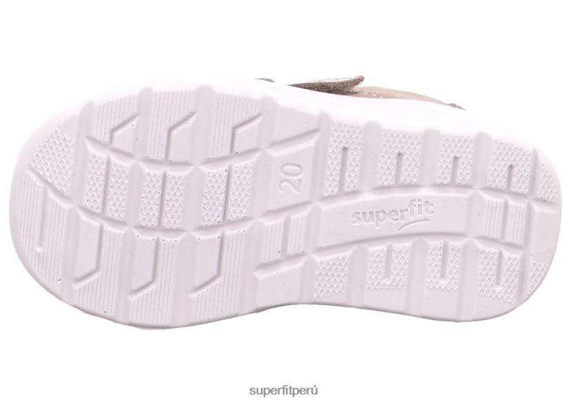 educación física Superfit bebés brisa - zapatillas bajas con cierre de velcro beis/amarillo V06L24291 zapatillas bajas