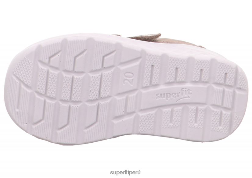 educación física Superfit bebés brisa - zapatillas bajas con cierre de velcro beis/amarillo V06L24291 zapatillas bajas