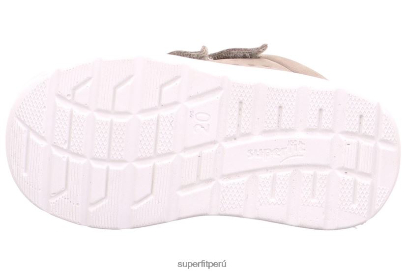 educación física Superfit bebés brisa - zapatillas bajas con cierre de velcro beis/amarillo V06L24303 zapatillas bajas