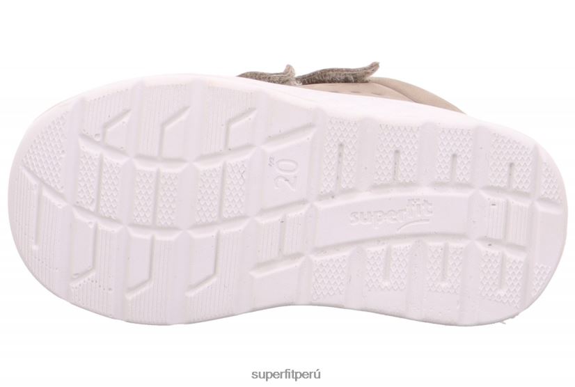 educación física Superfit bebés brisa - zapatillas bajas con cierre de velcro beis/amarillo V06L24303 zapatillas bajas