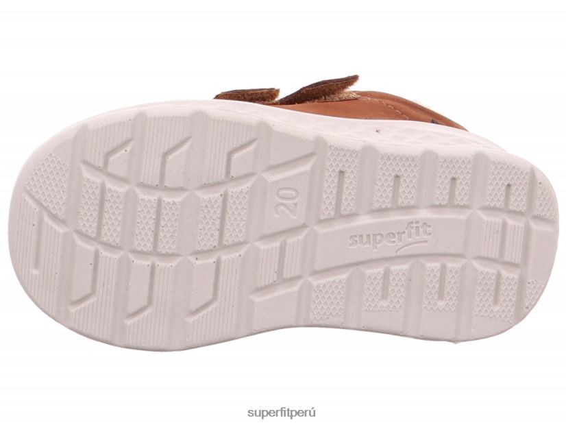 educación física Superfit bebés brisa - zapatillas bajas con cierre de velcro marrón V06L24419 zapatillas bajas