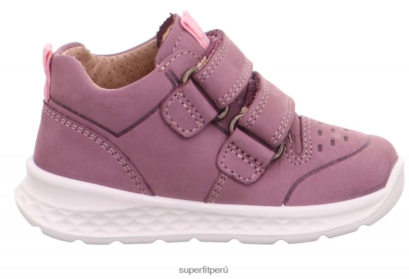 educación física Superfit bebés brisa - zapatillas bajas con cierre de velcro morado/rosa V06L24252 zapatillas bajas