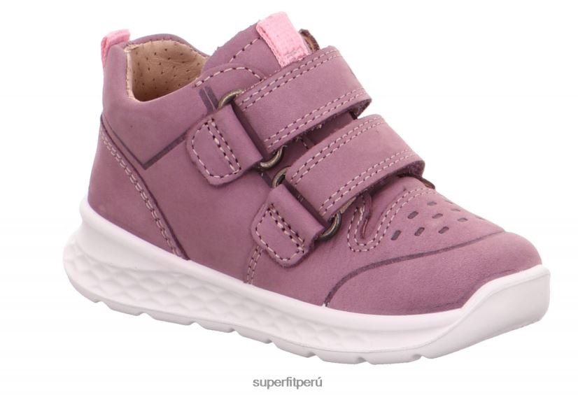 educación física Superfit bebés brisa - zapatillas bajas con cierre de velcro morado/rosa V06L24252 zapatillas bajas