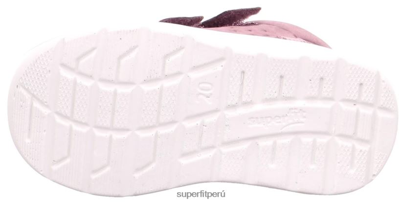educación física Superfit bebés brisa - zapatillas bajas con cierre de velcro morado/rosa V06L24252 zapatillas bajas
