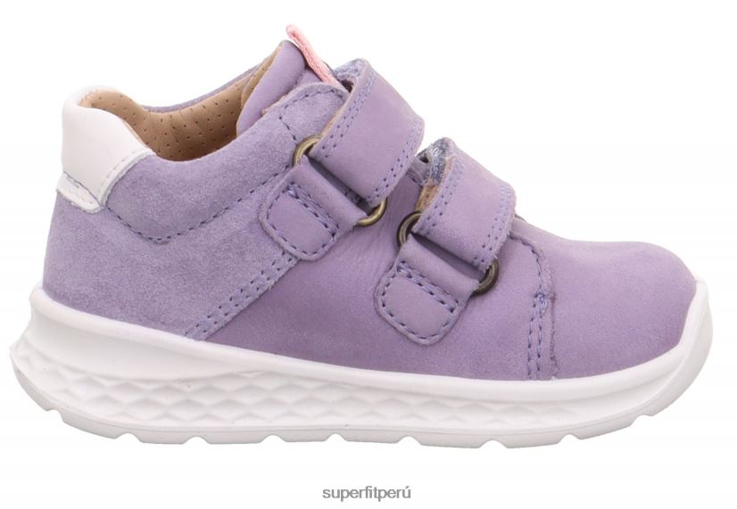 educación física Superfit bebés brisa - zapatillas bajas con cierre de velcro morado/rosa V06L24357 zapatillas bajas