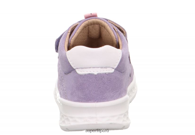 educación física Superfit bebés brisa - zapatillas bajas con cierre de velcro morado/rosa V06L24357 zapatillas bajas