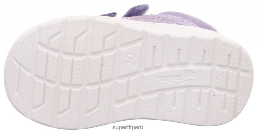 educación física Superfit bebés brisa - zapatillas bajas con cierre de velcro morado/rosa V06L24357 zapatillas bajas