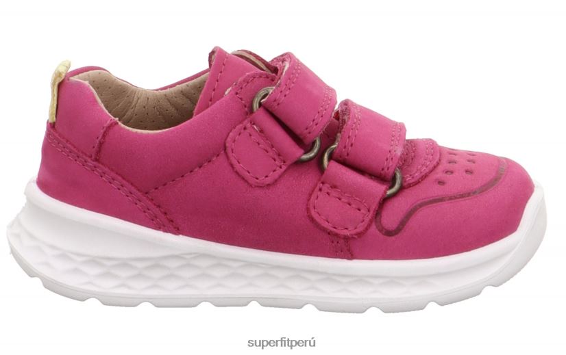 educación física Superfit bebés brisa - zapatillas bajas con cierre de velcro rosa/amarillo V06L24256 zapatillas bajas