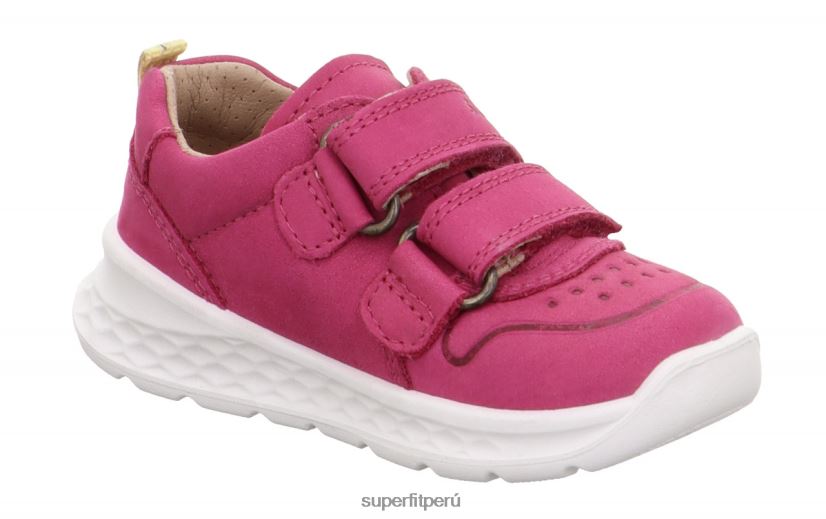 educación física Superfit bebés brisa - zapatillas bajas con cierre de velcro rosa/amarillo V06L24256 zapatillas bajas