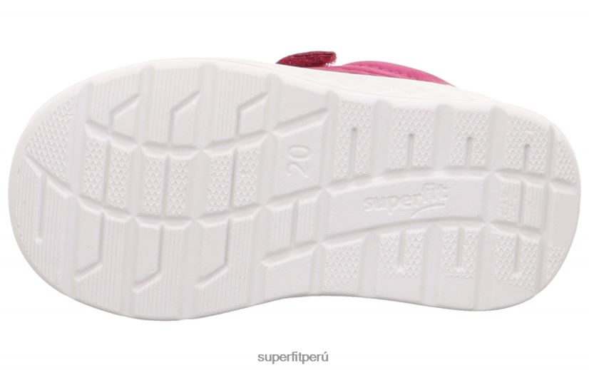 educación física Superfit bebés brisa - zapatillas bajas con cierre de velcro rosa/amarillo V06L24256 zapatillas bajas