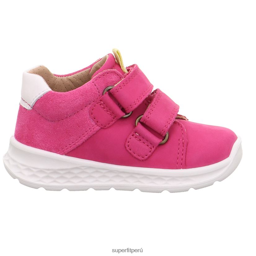 educación física Superfit bebés brisa - zapatillas bajas con cierre de velcro rosa/amarillo V06L24328 zapatillas bajas