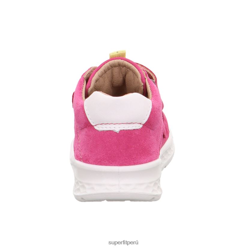 educación física Superfit bebés brisa - zapatillas bajas con cierre de velcro rosa/amarillo V06L24328 zapatillas bajas