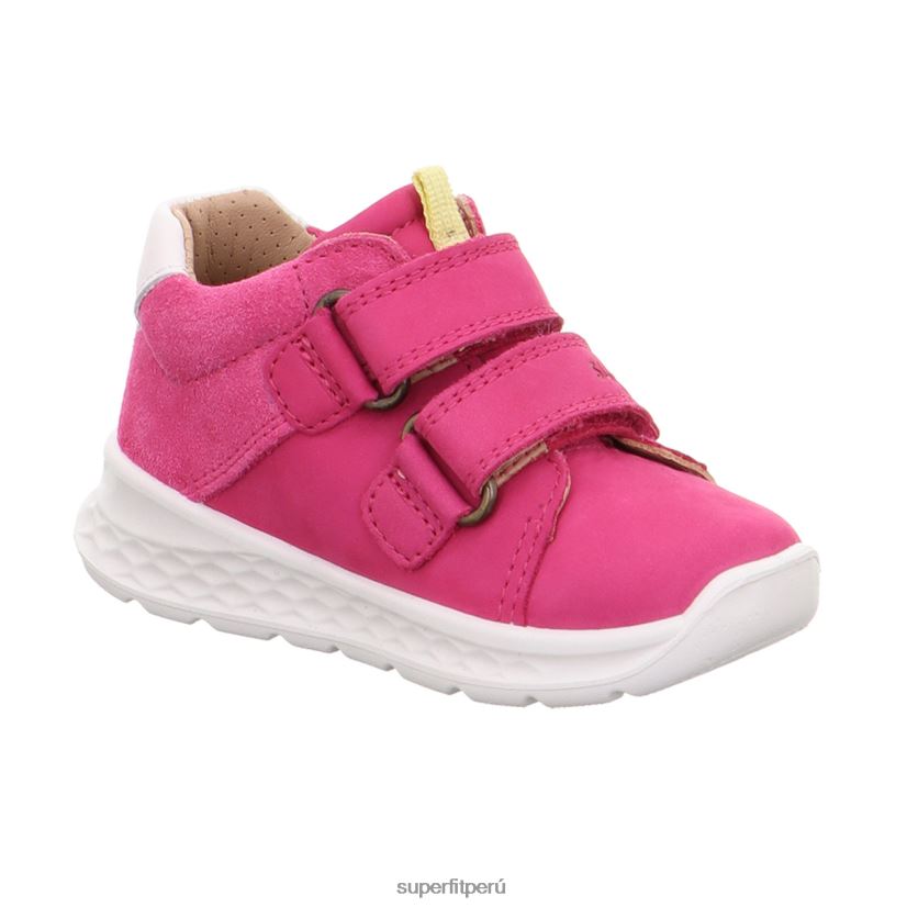 educación física Superfit bebés brisa - zapatillas bajas con cierre de velcro rosa/amarillo V06L24328 zapatillas bajas