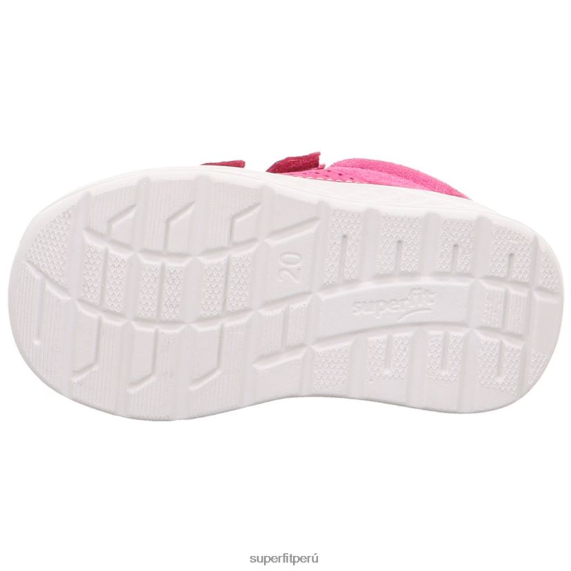 educación física Superfit bebés brisa - zapatillas bajas con cierre de velcro rosa/amarillo V06L24328 zapatillas bajas